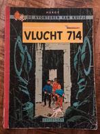 Kuifje Vlucht 714 1968, Boeken, Gelezen, Eén stripboek, Ophalen of Verzenden, Hergé
