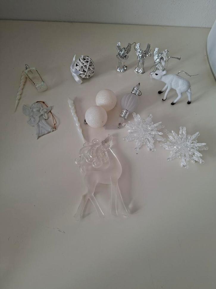 Diverse kerstornamenten plastic/glas/keramiek kerstballen, Diversen, Kerst, Zo goed als nieuw, Ophalen of Verzenden