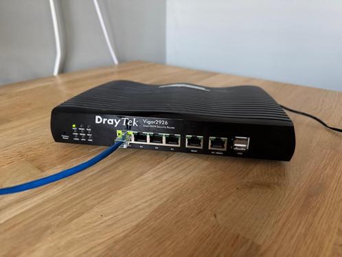 DrayTek vigor2926 - Dual-WAN Security Router, Computers en Software, Routers en Modems, Zo goed als nieuw, Router met modem, Ophalen