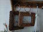 2 riviera maison rattan fotolijsten, Minder dan 50 cm, Ophalen of Verzenden, Zo goed als nieuw, Minder dan 50 cm