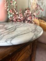Plateau marmer grijs/wit vintage, Ophalen of Verzenden