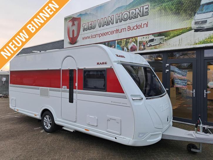 Kabe Smaragd 520 XL, Caravans en Kamperen, Caravans, Bedrijf, tot en met 4, Rondzit, Kabe, Frans bed, Overige typen, Douche, Gascomfoor