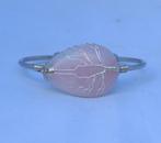 armband levensboom rozenkwarts, Ophalen of Verzenden, Nieuw, Roze, Overige materialen