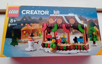 Nieuw, Lego 40602 Winterse marktkraam, Lego Kerstdorp beschikbaar voor biedingen