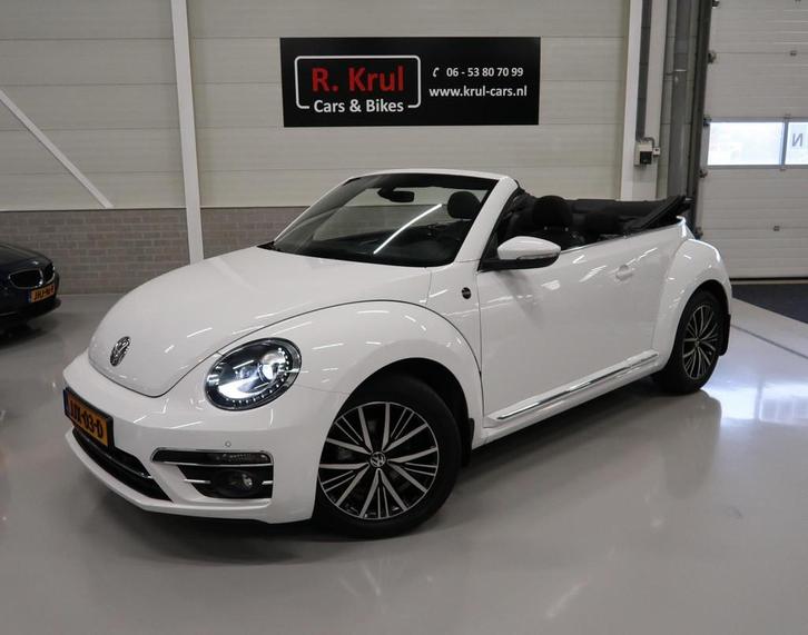 Volkswagen Beetle Cabriolet 1.4 TSI Sound 150pk Automaat Nav, Auto's, Volkswagen, Bedrijf, Te koop, Beetle (Kever), ABS, Airbags