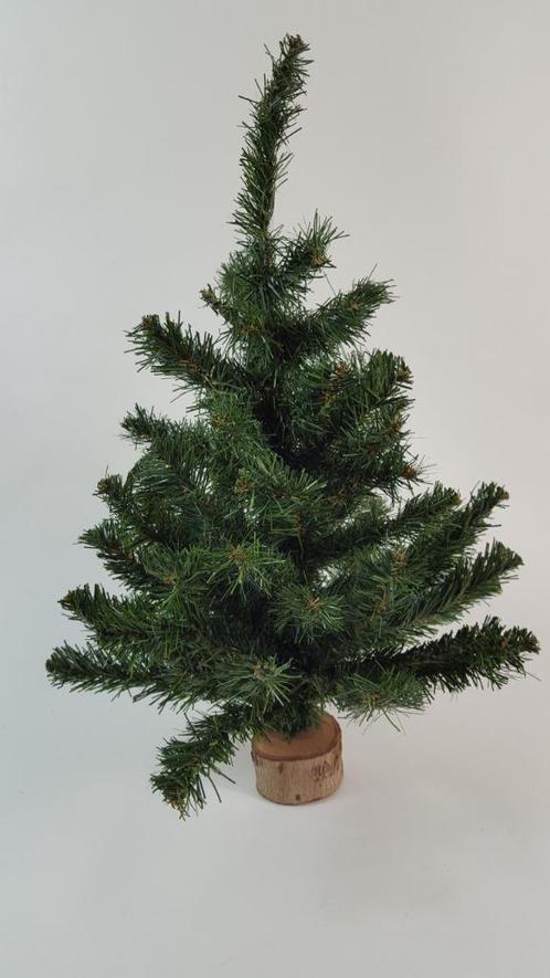 Kleine kerstboom kunstkerstboom, 40 cm, op houten blokje. W2, Diversen, Kerst, Gebruikt, Ophalen of Verzenden