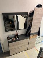 Hal meubel, 3 delen, Huis en Inrichting, Woonaccessoires | Spiegels, Ophalen, Zo goed als nieuw, Rechthoekig, Minder dan 100 cm
