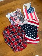 Maat S Vintage Topjes en Shirt+ superdry blouse, Overige kleuren, Ophalen of Verzenden, Korte mouw, Maat 36 (S)