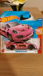Hot Wheels Porsche 911 GT3 RS - Roze, Ophalen of Verzenden, Zo goed als nieuw, Auto