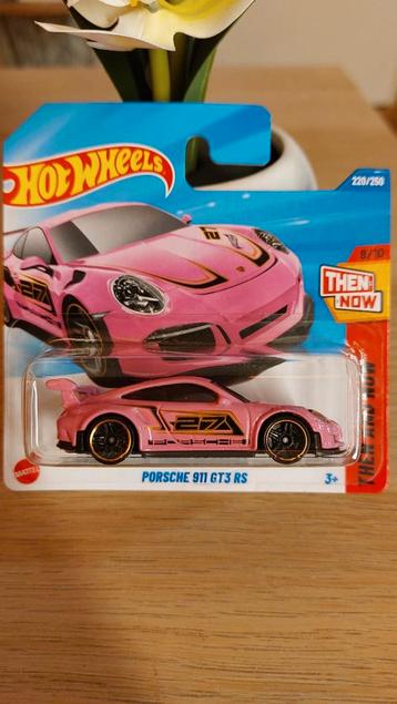 Hot Wheels Porsche 911 GT3 RS - Roze beschikbaar voor biedingen