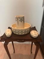 Art Deco 4 delige set Moulin des Loups & Hamage Fr. ca. 1930, Antiek en Kunst, Ophalen of Verzenden