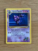 Pokémon Sabrina’s Haunter – Gym Challenge – Origineel, Ophalen of Verzenden, Gebruikt, Losse kaart