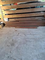 16hardhouten palen 6,x6,5x250cm 5palen 6,5x6,5x150cm225euro, Nieuw, Ophalen of Verzenden, Hardhout, 250 cm of meer