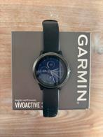 Garmin Vivoactive 3, Sieraden, Tassen en Uiterlijk, Smartwatches, Gebruikt, Zwart, Garmin, Waterdicht