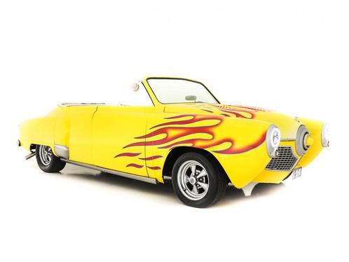 Studebaker commander BULLET NOSE CABRIO CUSTOM BUILD LONGBOD, Auto's, Oldtimers, Bedrijf, Te koop, Cruise Control, LED verlichting