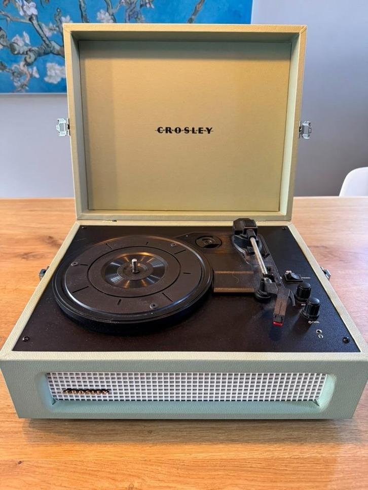 Crosley Voyager platenspeler, Audio, Tv en Foto, Platenspelers, Zo goed als nieuw, Platenspeler, Overige merken, Pitch-regelaar
