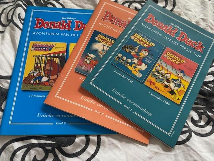 3 x donald duck avonturen van het eerste uur. 1, 8 en 9, Boeken, Stripboeken, Zo goed als nieuw, Meerdere stripboeken, Ophalen of Verzenden