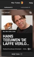 2 kaarten Hans Teeuwen - Antwerpen, Tickets en Kaartjes, Twee personen, Februari