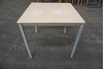 Kantinetafel tafel eettafel 80x80, Huis en Inrichting, Tafels | Eettafels, Gebruikt, 50 tot 100 cm, Vierkant, Metaal