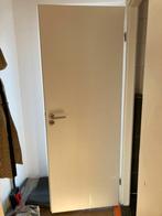 Opdekdeur wit 201,5x73, Ophalen, Minder dan 80 cm, Binnendeur, Zo goed als nieuw