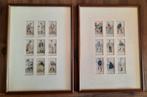 2x houten lijst met golfspelers uit periode 1910 - 1940, Ophalen of Verzenden, Zo goed als nieuw, Overige typen, Overige merken