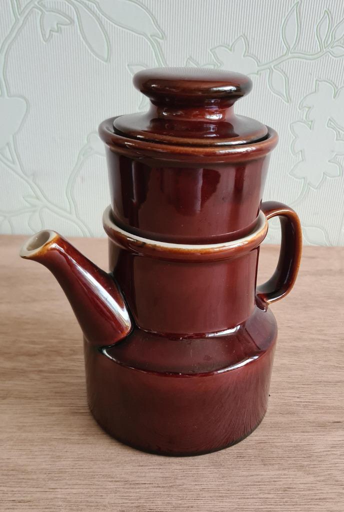 te koop: koffiepot of theepot Heisterholz Keramik, jaren 70, Huis en Inrichting, Keuken | Servies, Gebruikt, Keramiek, Ophalen of Verzenden