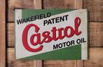 Castrol wakefield motor oil reclamebord van metaal wandbord, Reclamebord, Info@deconoord.nl, Deco Noord, Nieuw