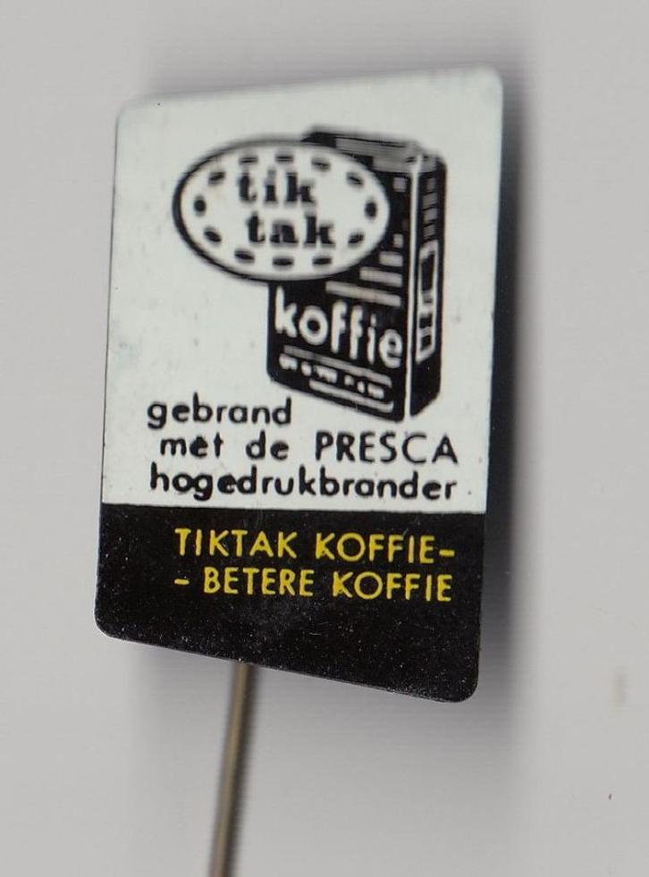 TikTak Koffie Betere speldje, Verzamelen, Speldjes, Pins en Buttons, Gebruikt, Speldje of Pin, Overige onderwerpen, Ophalen of Verzenden