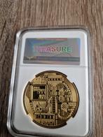 Gouden Bitcoin Commemorative Coin, Ophalen of Verzenden, Overige typen