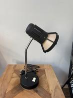 Vintage zwarte tafellamp - max. 60W, Ophalen of Verzenden