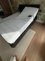 Tweepersoonsbed design lederlook, Huis en Inrichting, Slaapkamer | Bedden, Ophalen, Overige materialen, Disign modern, Zwart