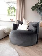 Fauteuil Passe Partout Pastille Lounge velvet antraciet, Huis en Inrichting, Fauteuils, 100 tot 125 cm, Ophalen of Verzenden, Zo goed als nieuw