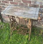 Naaimachine tafeltje, Ophalen, Gebruikt, Rechthoekig, Hout