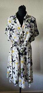bloemprint van Pom amsterdam maat 40 (22725), Kleding | Dames, Jurken, Ophalen of Verzenden, Maat 38/40 (M), Overige kleuren, Knielengte