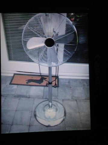 MOOIE VLOERVENTILATOR/STAAND CHROME beschikbaar voor biedingen