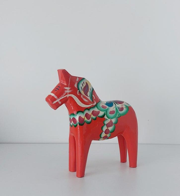 Dalapaardje Zweden, Antiek en Kunst, Kunst | Designobjecten, Ophalen of Verzenden