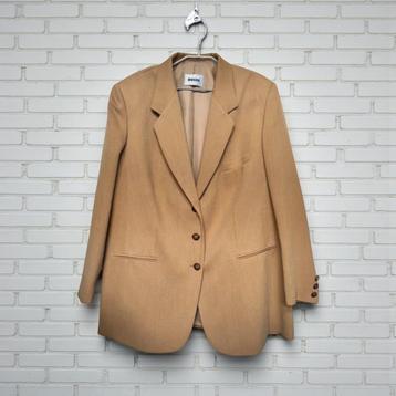 Vintage Blazer Maat 50 Mosterdgeel Hucke Unisex beschikbaar voor biedingen