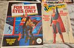 superman, james bond, trigie, strips, Meerdere comics, Ophalen of Verzenden, Gelezen, Amerika