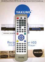 YAKUMO Record Master HDD DVD+RW Remote Control Fernbedienung, Ophalen of Verzenden, Refurbished, Origineel, Dvd