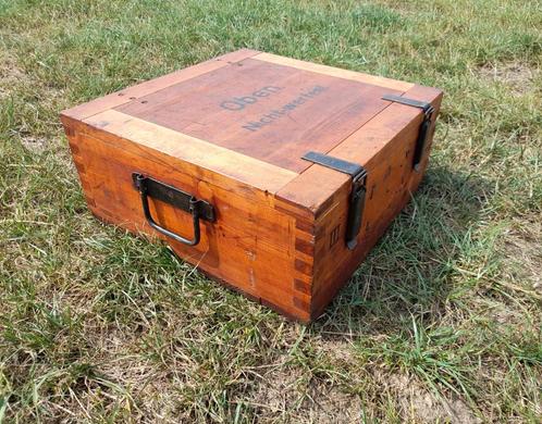 WW2 Duitse kist, Verzamelen, Militaria | Tweede Wereldoorlog, Landmacht, Hulzen of Bodemvondsten, Duitsland, Ophalen of Verzenden