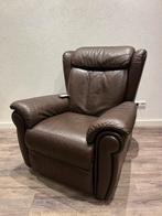Luxe lederen massage fauteuil /stoel Natuzzi, Huis en Inrichting, Fauteuils, Ophalen, Luxe, Zo goed als nieuw, 75 tot 100 cm