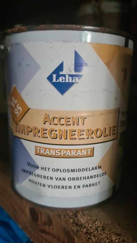 Lecol Accent Impregneerolie VL-95 - 14 blikken, Doe-het-zelf en Verbouw, Verf, Beits en Lak, Nieuw, Beits, Ophalen of Verzenden