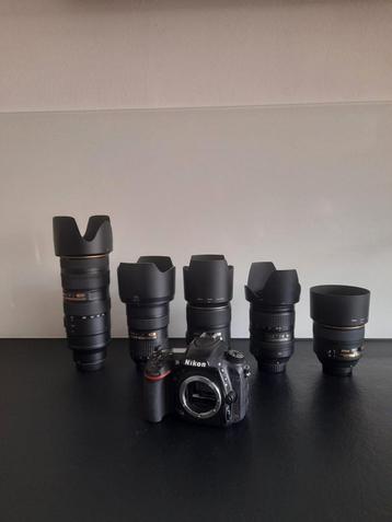 Nikon D750 incl diverse lenzen/flashlight/statief/filters beschikbaar voor biedingen