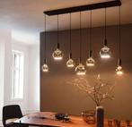 Segula 007 Hanglamp Recht 7 Lampen - Ztahl, Ophalen, Zo goed als nieuw, Glas, 75 cm of meer