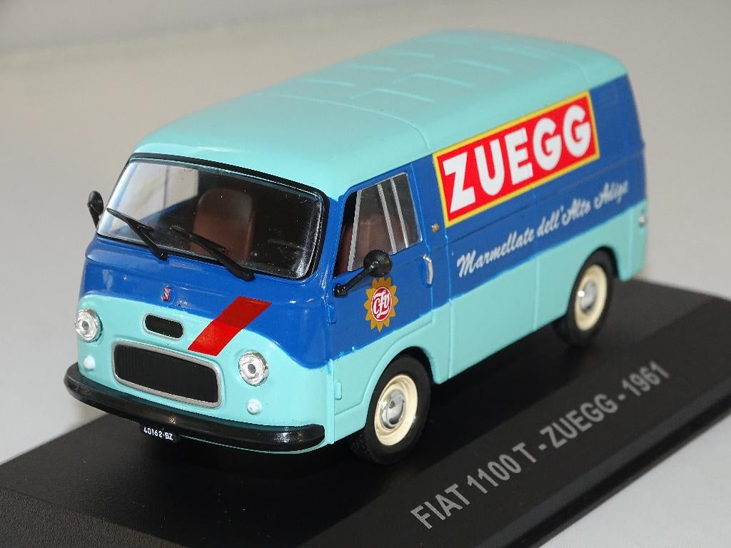 1/43 Atlas Fiat 1100 T Zuegg, Hobby en Vrije tijd, Modelauto's | 1:43, Ophalen of Verzenden, Nieuw, Auto, Overige merken