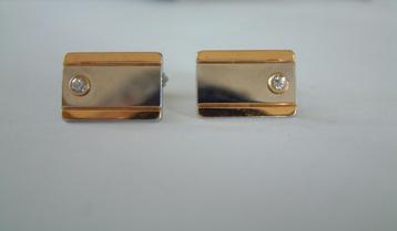 manchetknopen nr 9 stainless steel GP [fs] in rondje [grt] beschikbaar voor biedingen