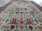 Handgeknoopt oosters tapijt Kaukas light blue wol 111x206cm, 200 cm of meer, Perzisch vintage oosters HYPE, 100 tot 150 cm, Overige kleuren