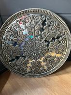 Mooi dienblad / spiegel / kaars plateau, Huis en Inrichting, Woonaccessoires | Dienbladen, Ophalen, Gebruikt, Rond, Overige materialen