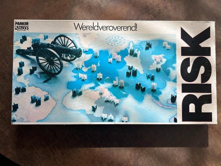 bordspel Risk, Hobby en Vrije tijd, Gezelschapsspellen | Bordspellen, Gebruikt, Een of twee spelers, Drie of vier spelers, Vijf spelers of meer