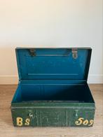 Originele vintage retro grote leger munitie kist, Verzamelen, Militaria | Algemeen, Nederland, Kist of Geocache, Ophalen of Verzenden